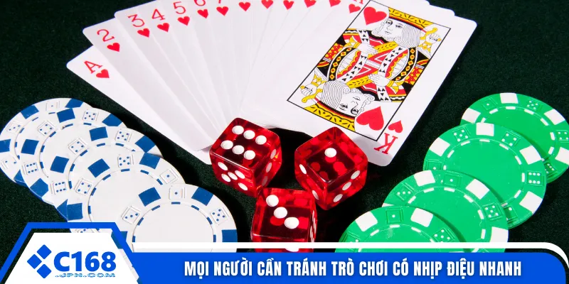 Mọi người cần tránh trò chơi có nhịp điệu nhanh