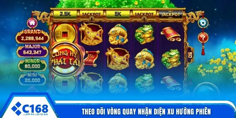 Theo dõi vòng quay nhận diện xu hướng phiên