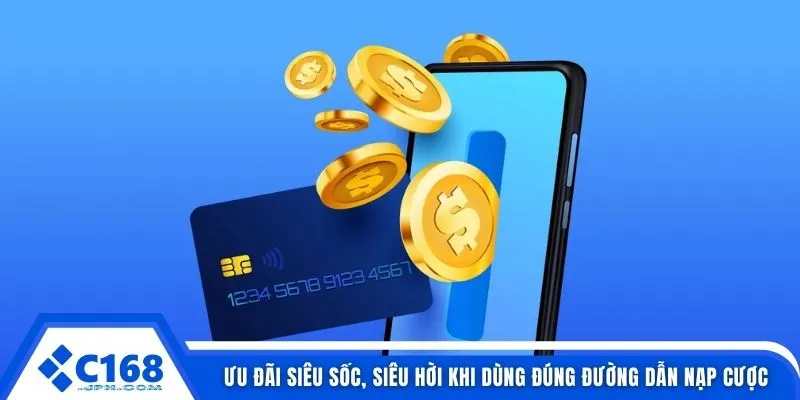 Ưu đãi siêu sốc, siêu hời khi dùng đúng đường dẫn nạp cược