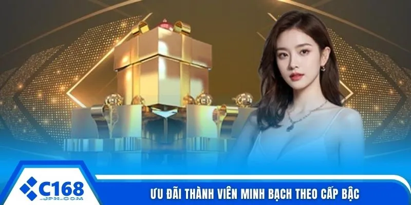 Code Tặng Chơi C168 - Ưu Đãi Mới Nhất Và Cách Nhận Thưởng 2 Ưu đãi thành viên minh bạch theo cấp bậc